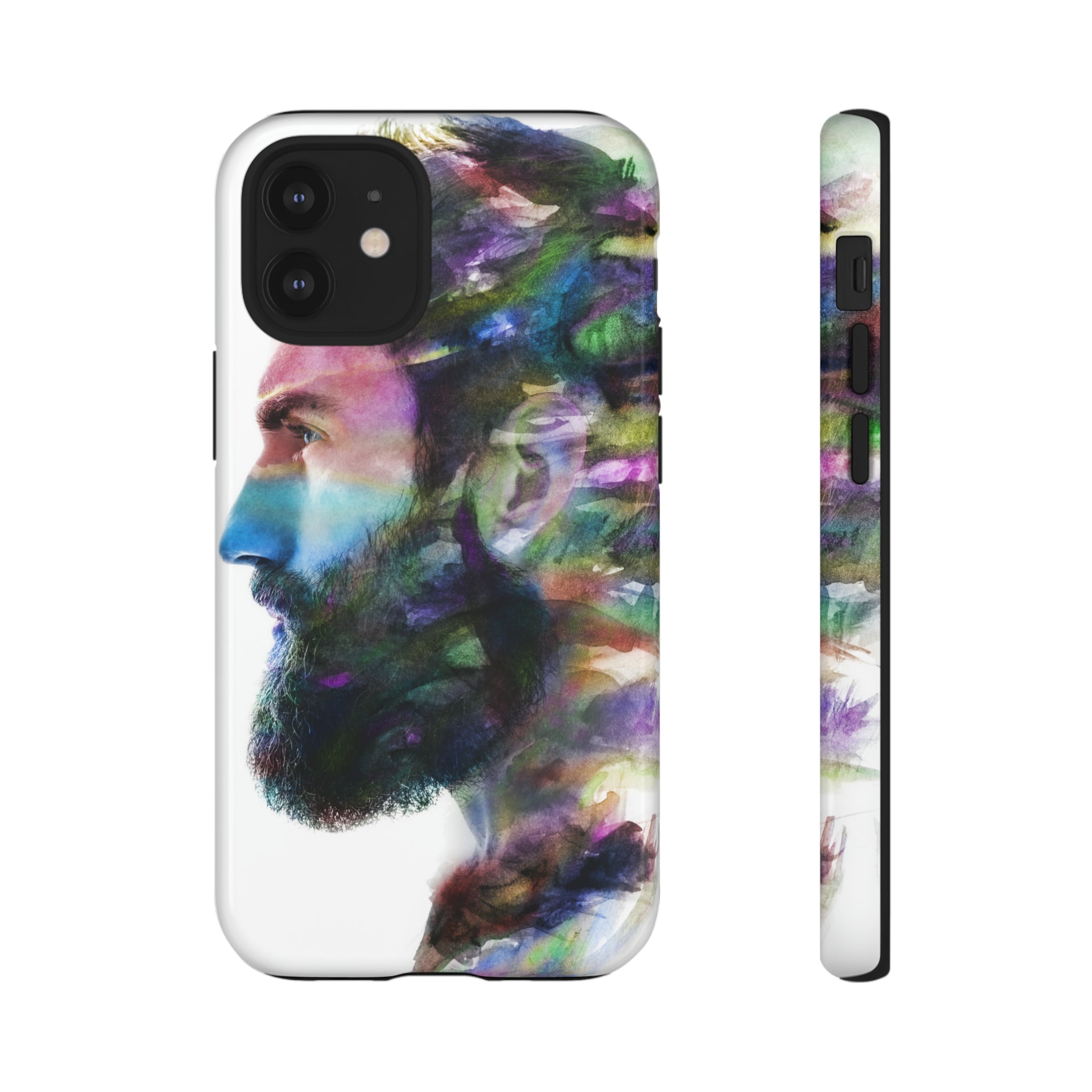 Watercolor Portrait - Protective Phone Case