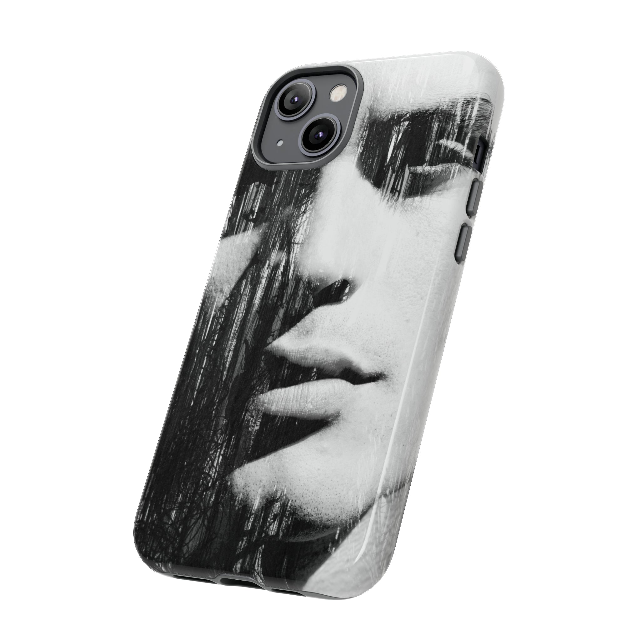 Black & White Pop Art - Protective Phone Case