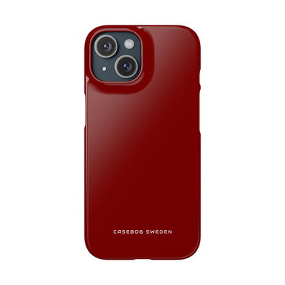 Maroon iPhone 15 - Slim Phone Case