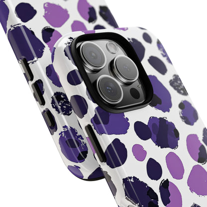 Purple Inkblots iPhone 16 - Tough Phone Case