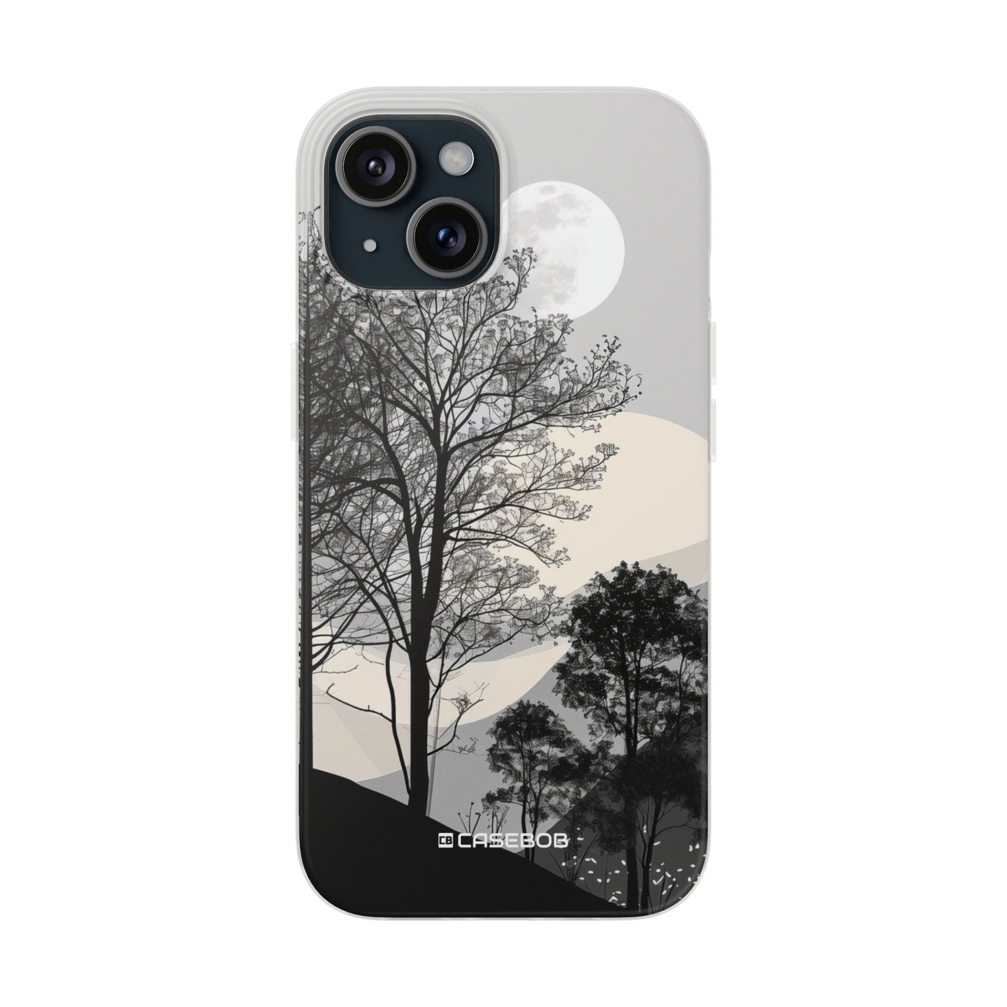 Moonlit Elegance | Flexible Phone Case for iPhone