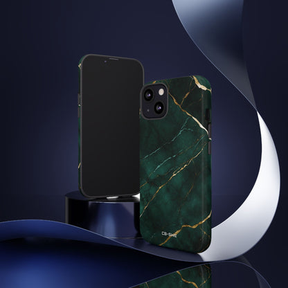Emerald Veins Flow - iPhone Case