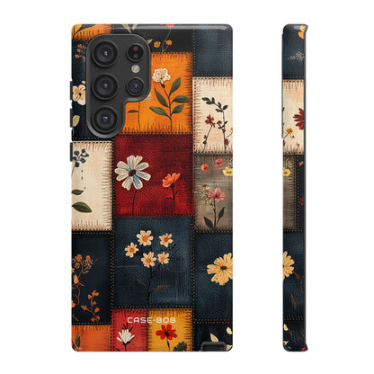 Patchwork Blooms Samsung S22 Ultra Case - Tough