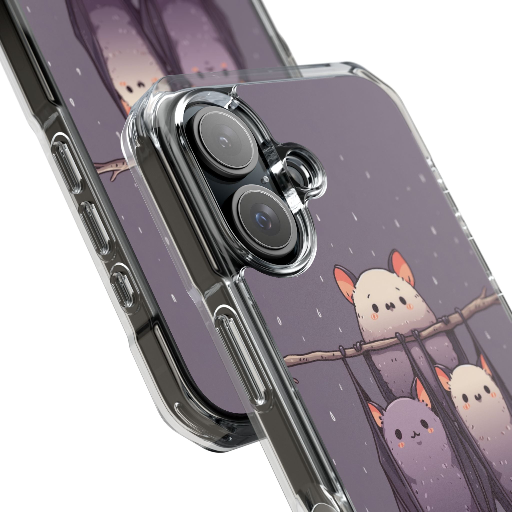 Bats Hang Playfully iPhone Case - Impact