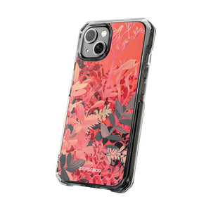 Living Coral Design | Handyhülle für iPhone (Clear Impact Case – magnetisch) 