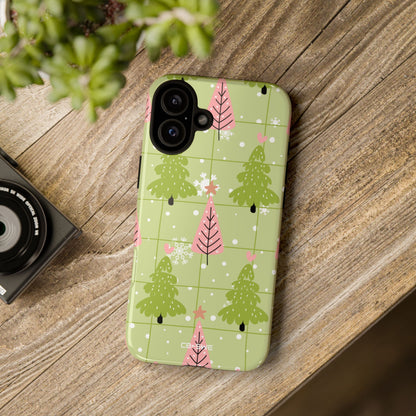 Whimsical Trees Dance - iPhone Case