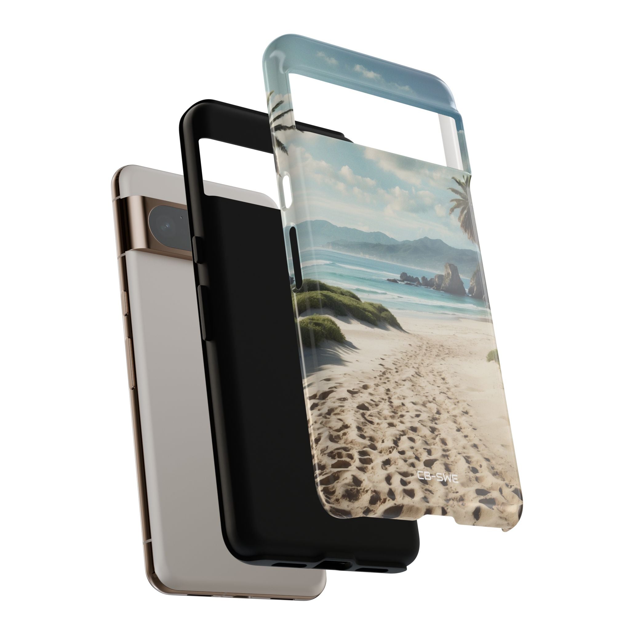 Footprints Trace Sand - Google Pixel Case