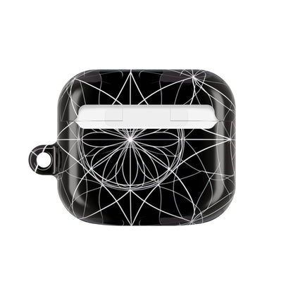 White Mandala Radiance - AirPods Case