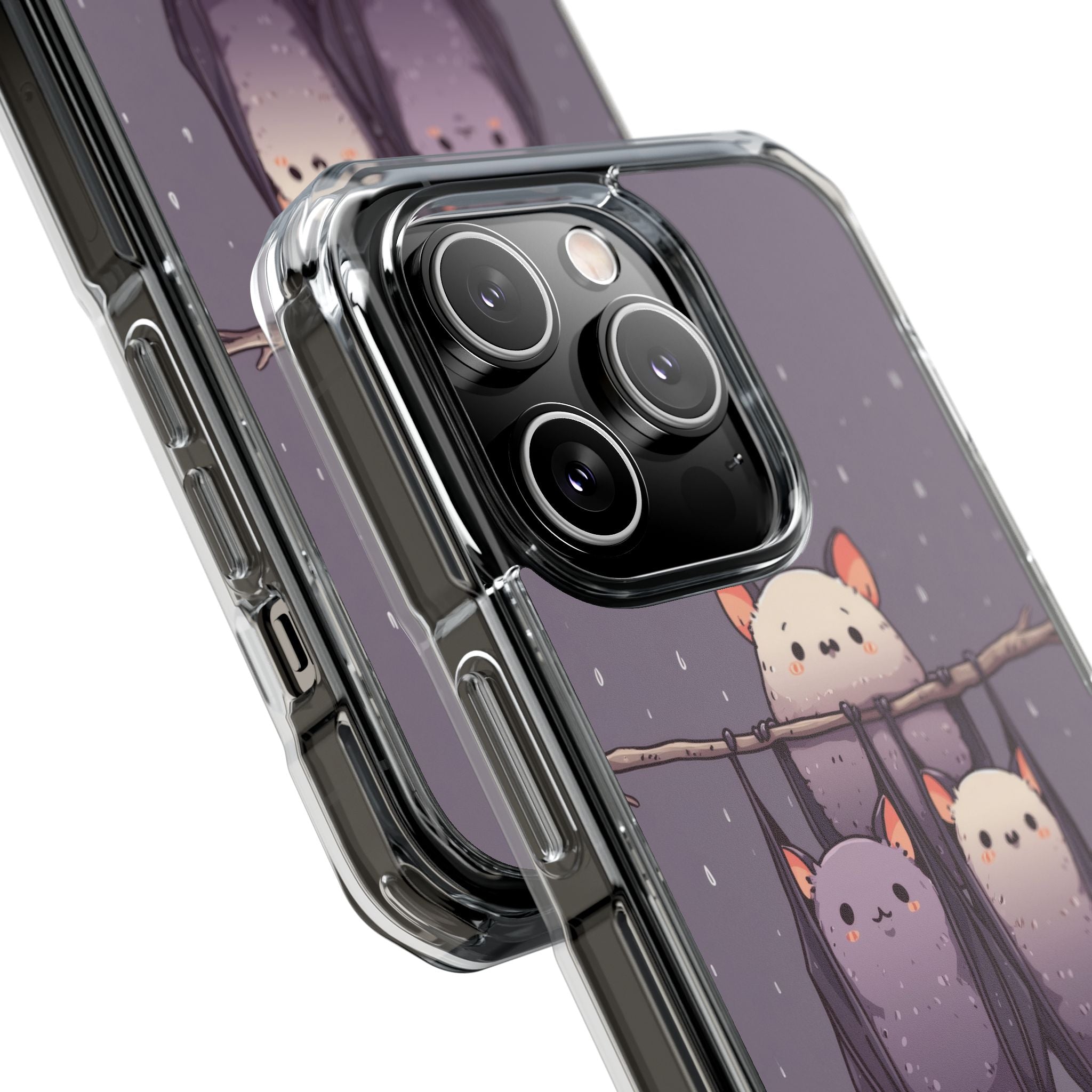Bats Hang Playfully iPhone Case - Impact