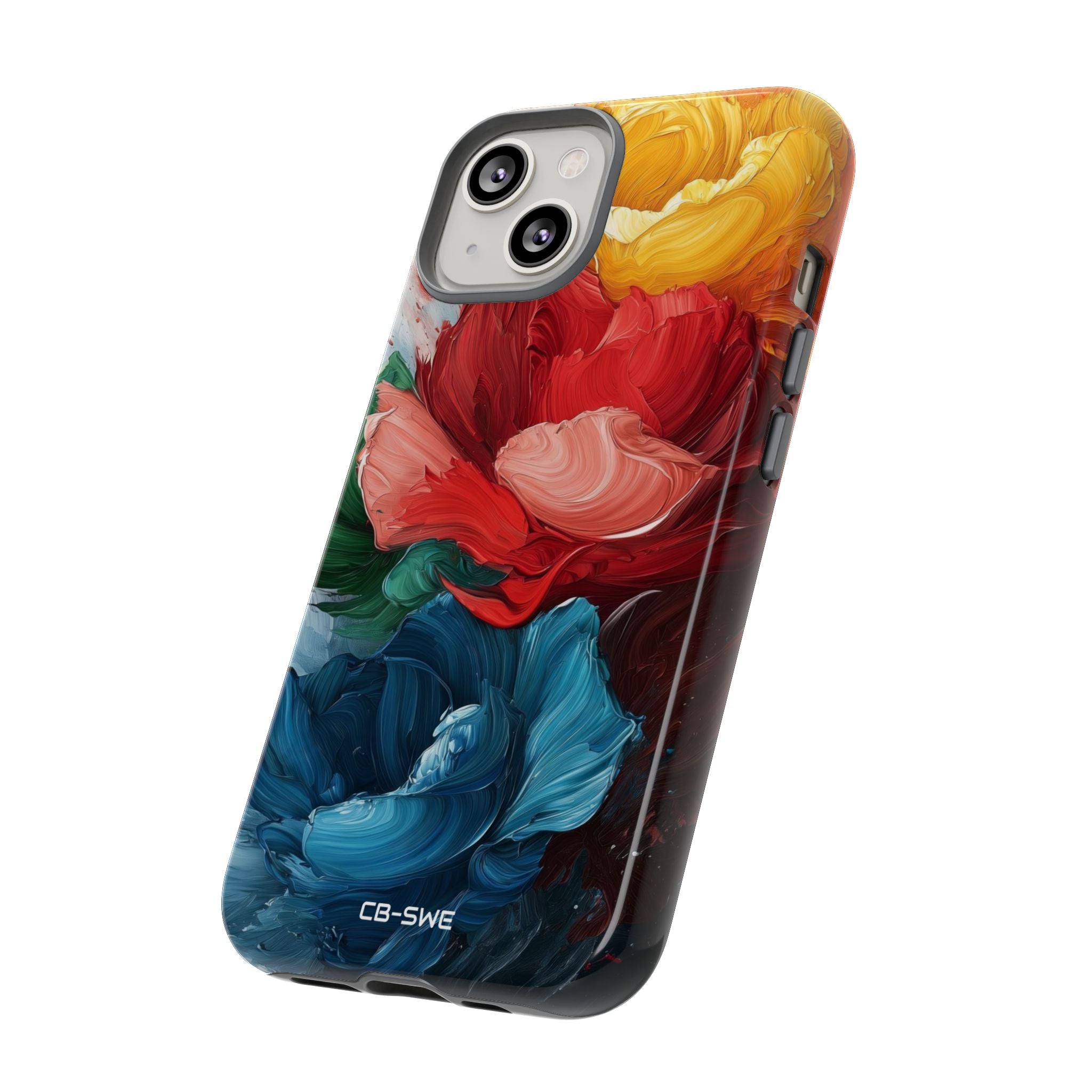 Vibrant Floral Dance - iPhone Case