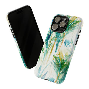 Watercolor Tropical Trees - Protective Phone Case