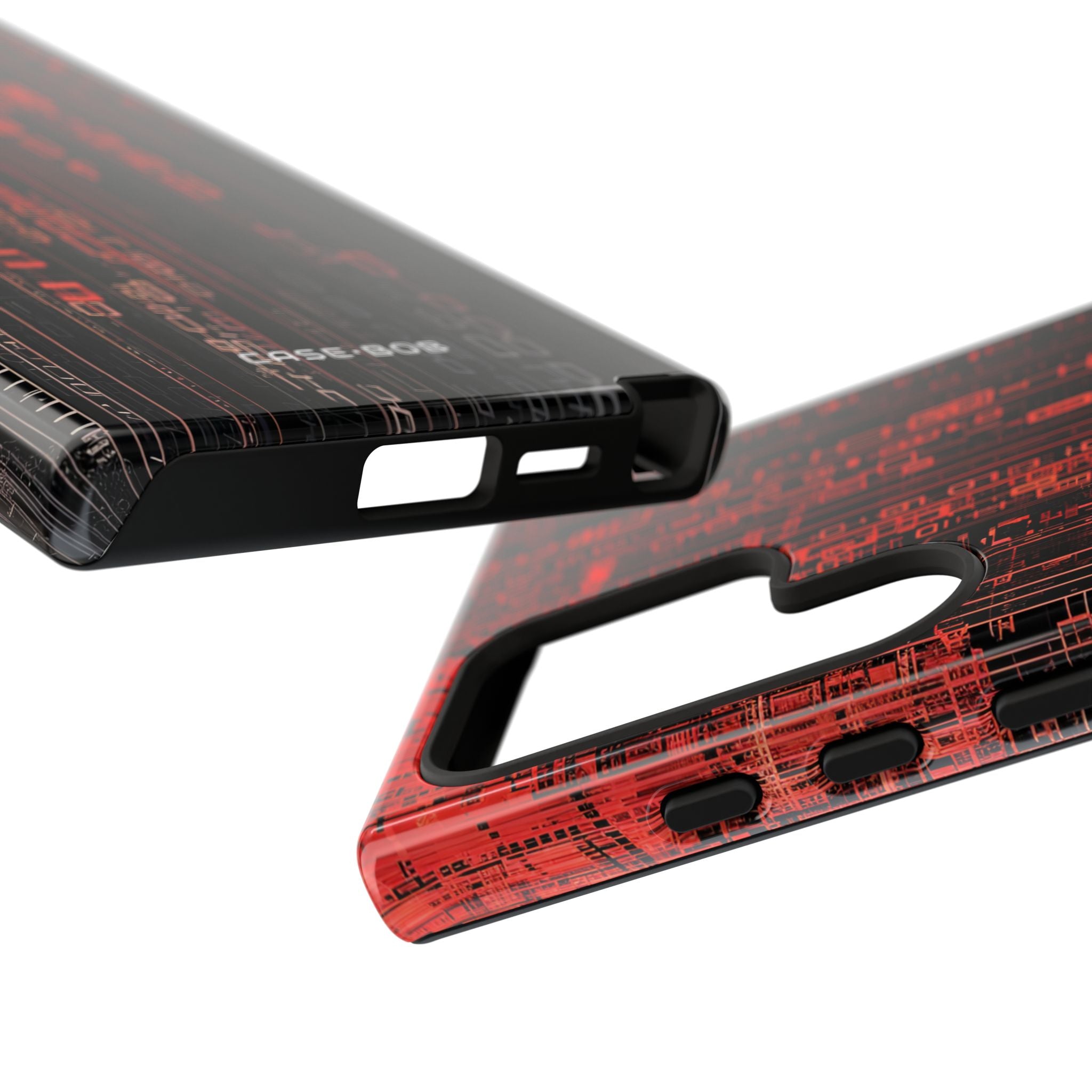 Crimson Glyphs Samsung S24 Ultra Case - Tough