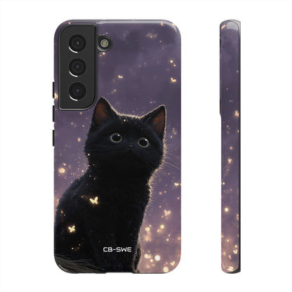 Whimsical Cat Soars - Samsung Case