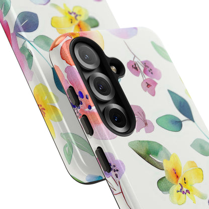 Whimsical Watercolor Florals - Samsung Case