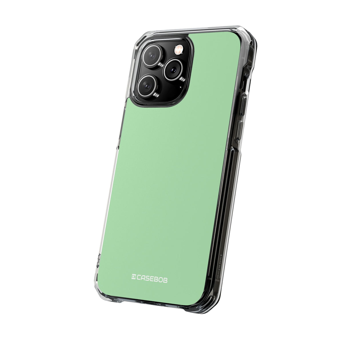 Celadon Green | Phone Case for iPhone (Clear Impact Case - Magnetic)