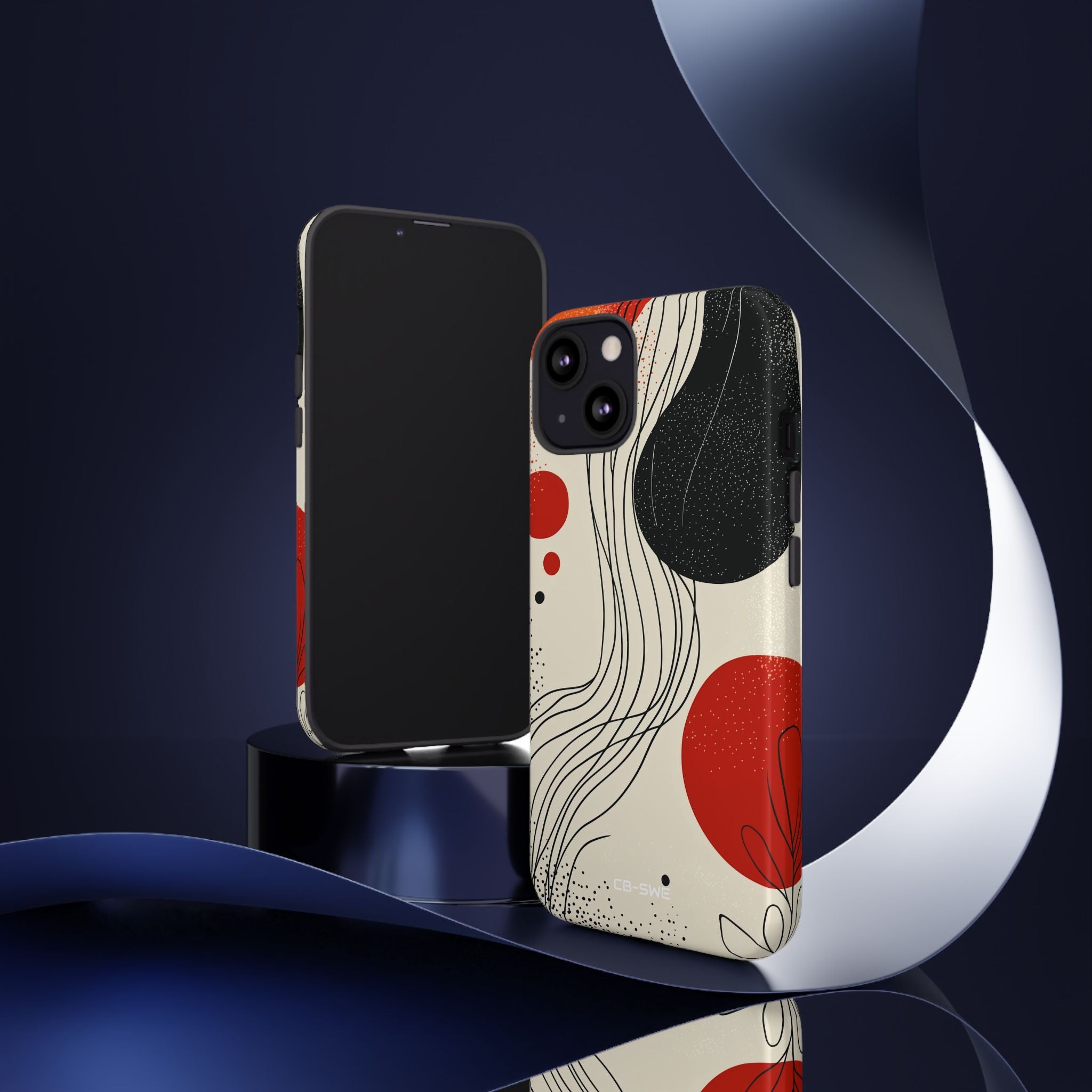 Waves Embrace Flora - iPhone Case