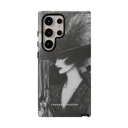 Timeless Elegance in Monochrome Samsung S24 - Tough Phone Case