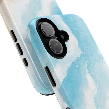 Serene Coastal Whispers - iPhone Case