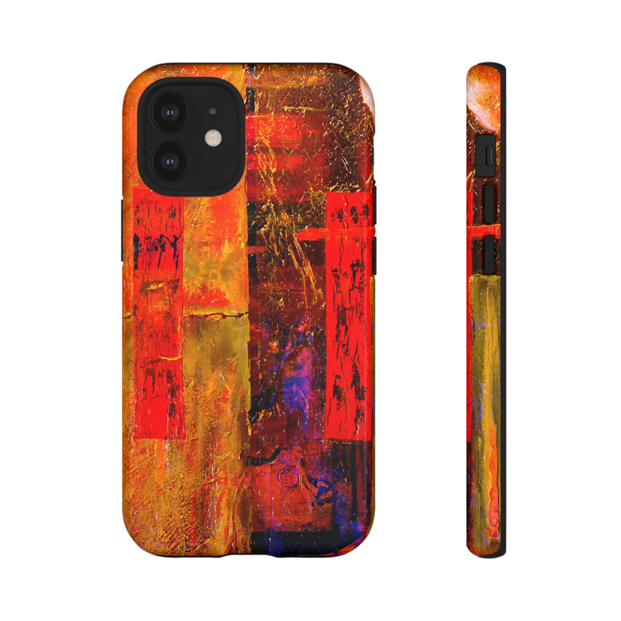 Red Oil Painting - Protective Phone Case