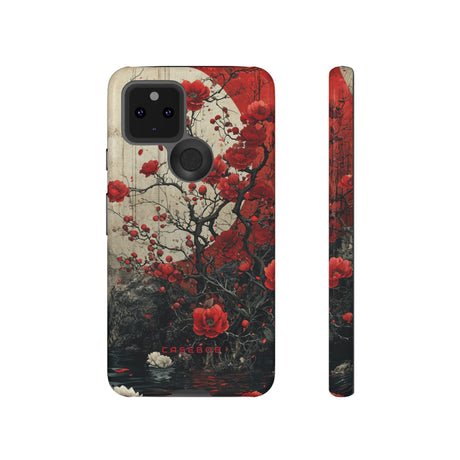 Moonlit Rose Peace - Protective Phone Case