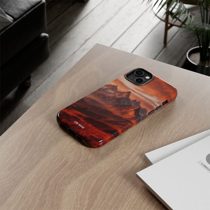Mountain Peaks Glowing - iPhone Case