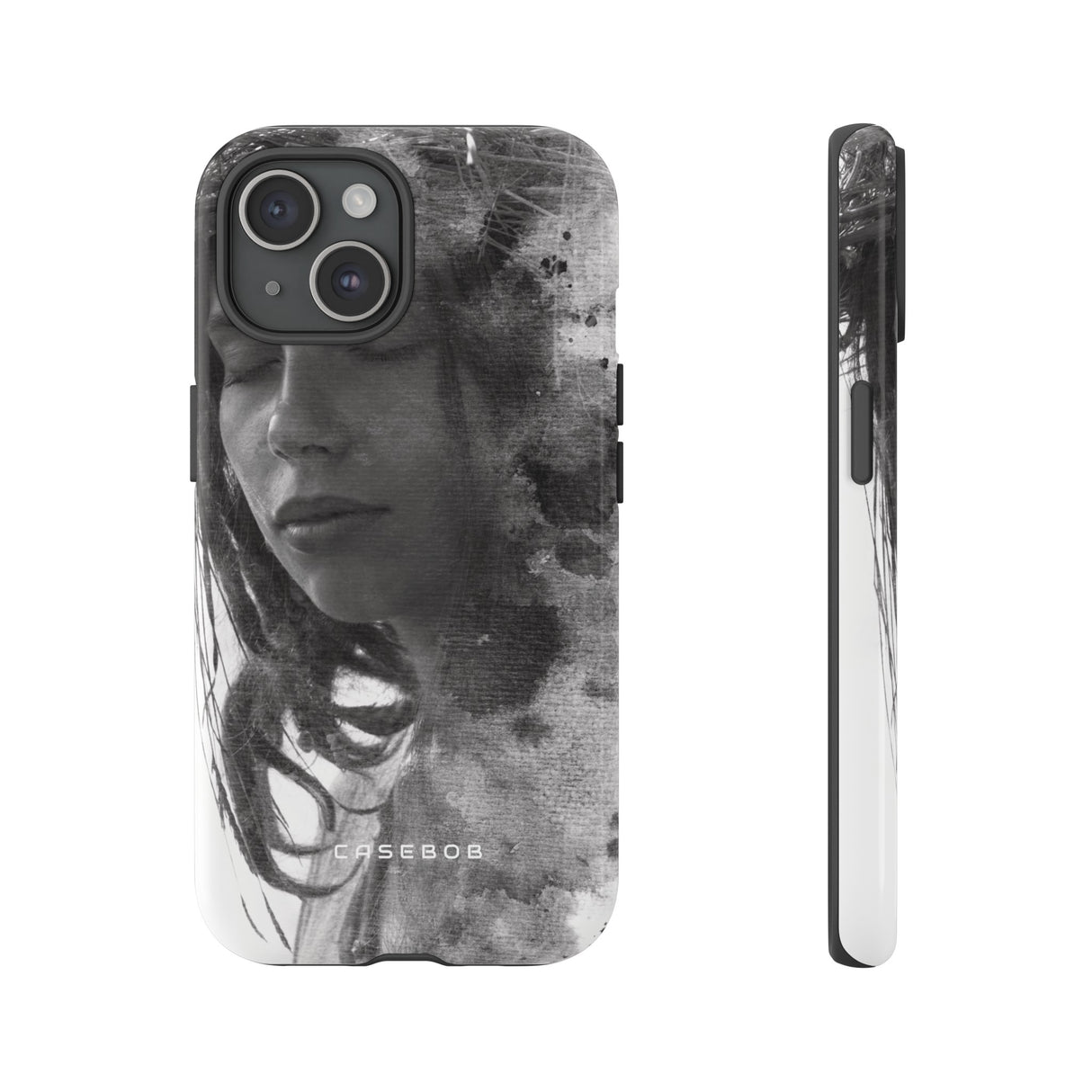 Portrait Lady Phone Case - Protective - Protective Phone Case