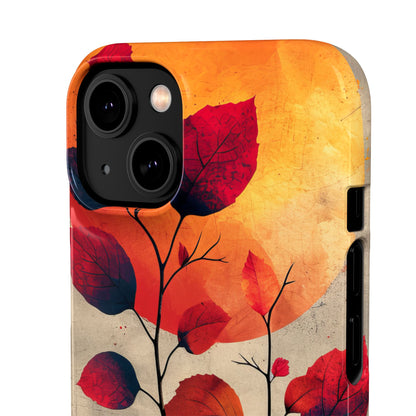 Sunlit Branch - Slim iPhone 14 Phone Case