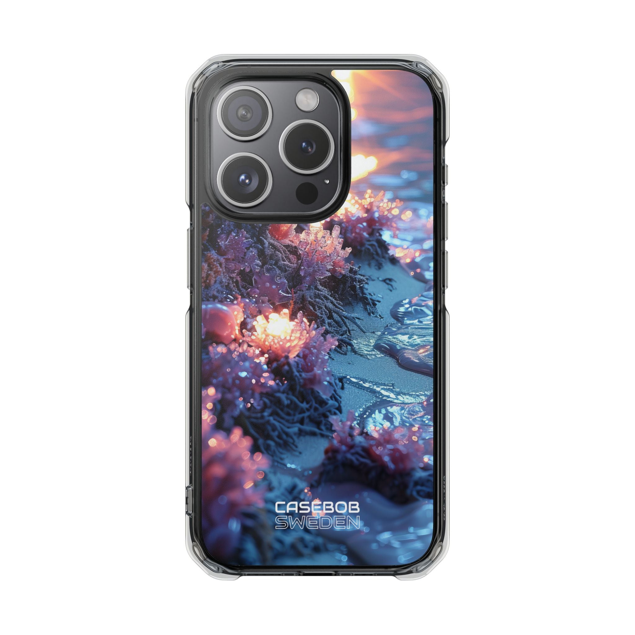 Crystal Sunset Shore iPhone 15 - Impact Clear+