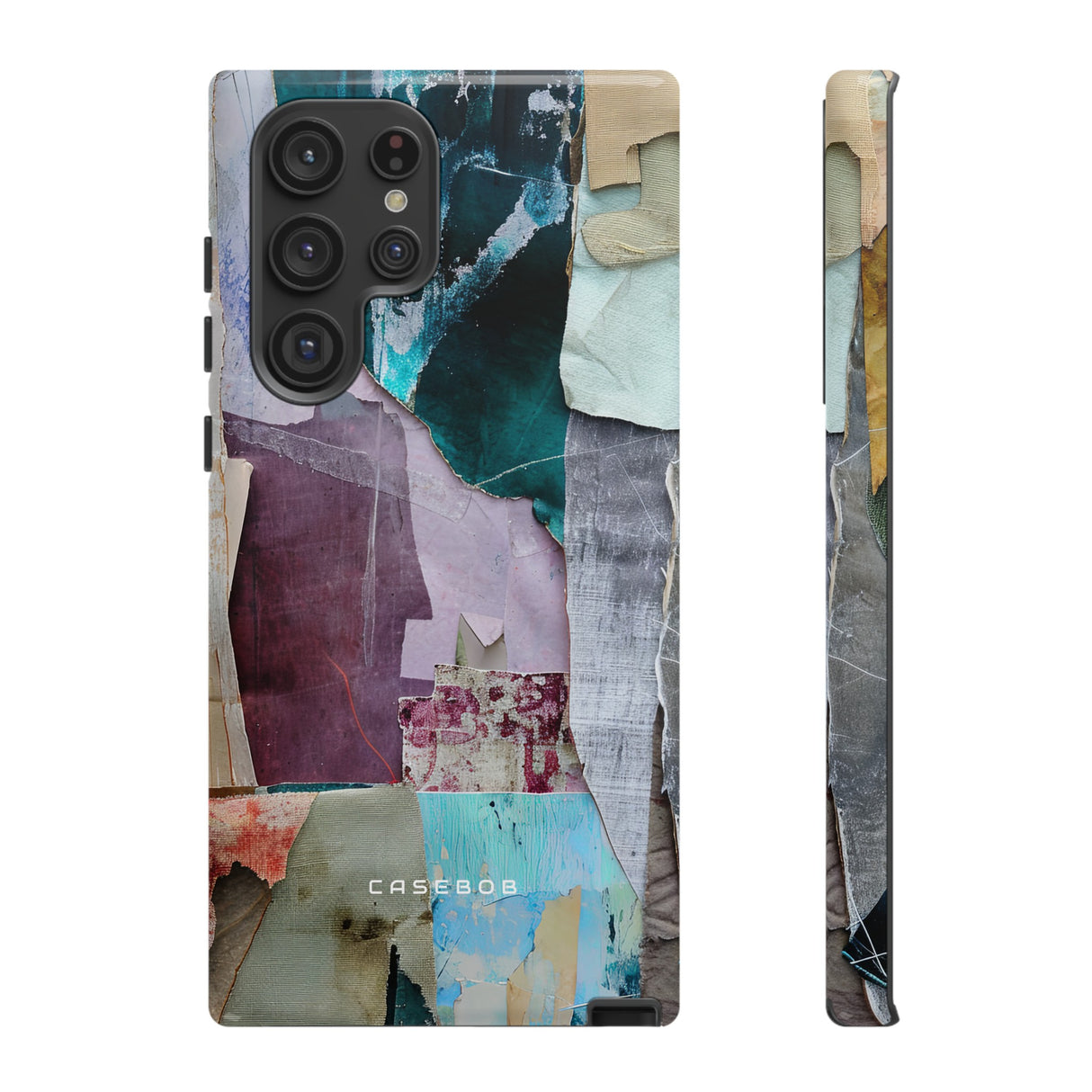 Textured Fabric Fusion - Protective Phone Case