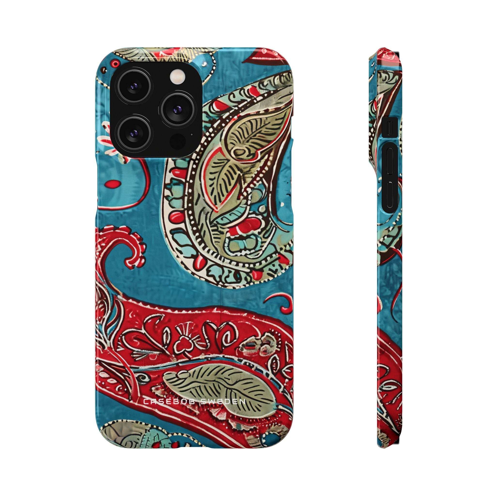 Vintage Paisley Elegance iPhone 14 - Slim Phone Case