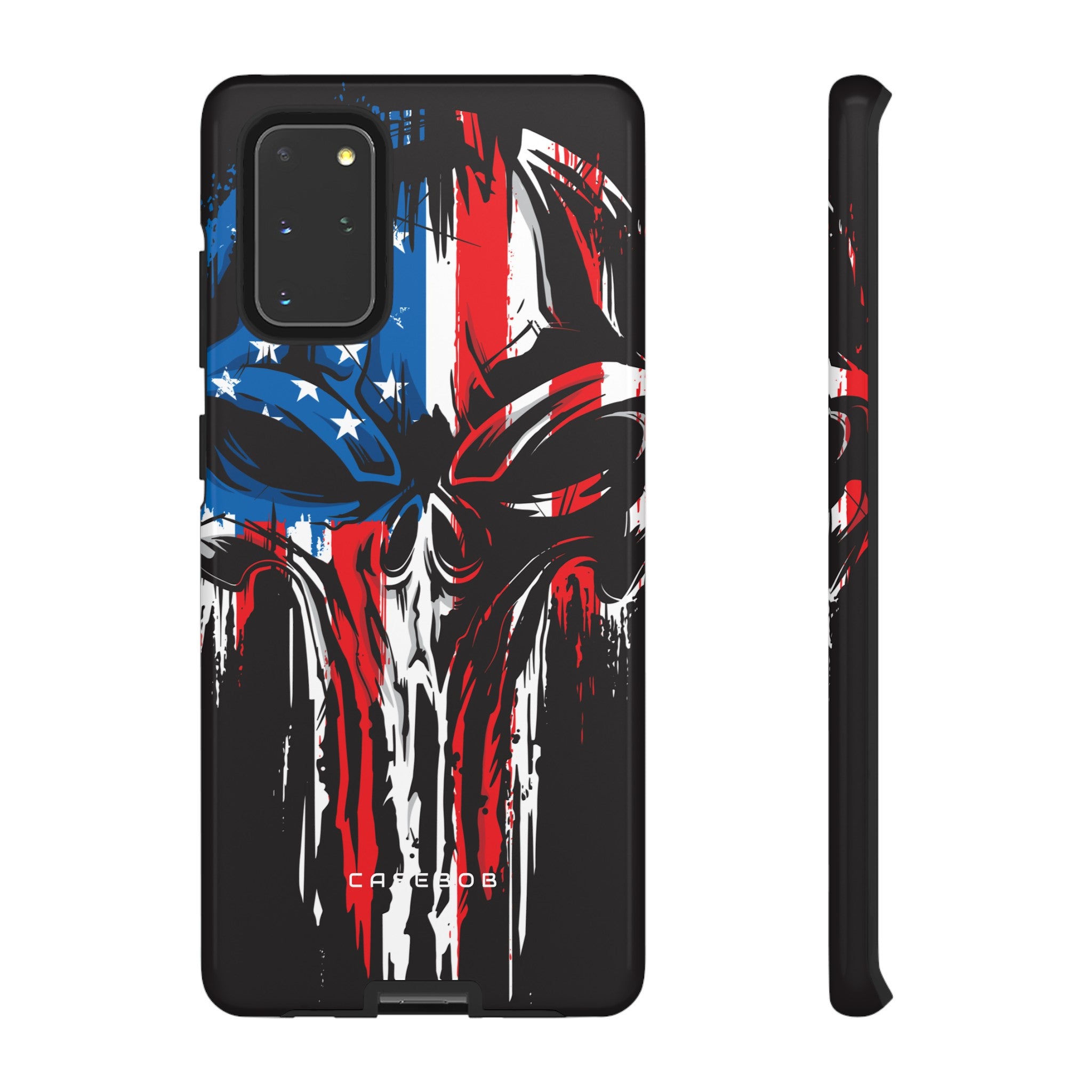 Military Grunge Skull Patriotic - Protective Phone Case