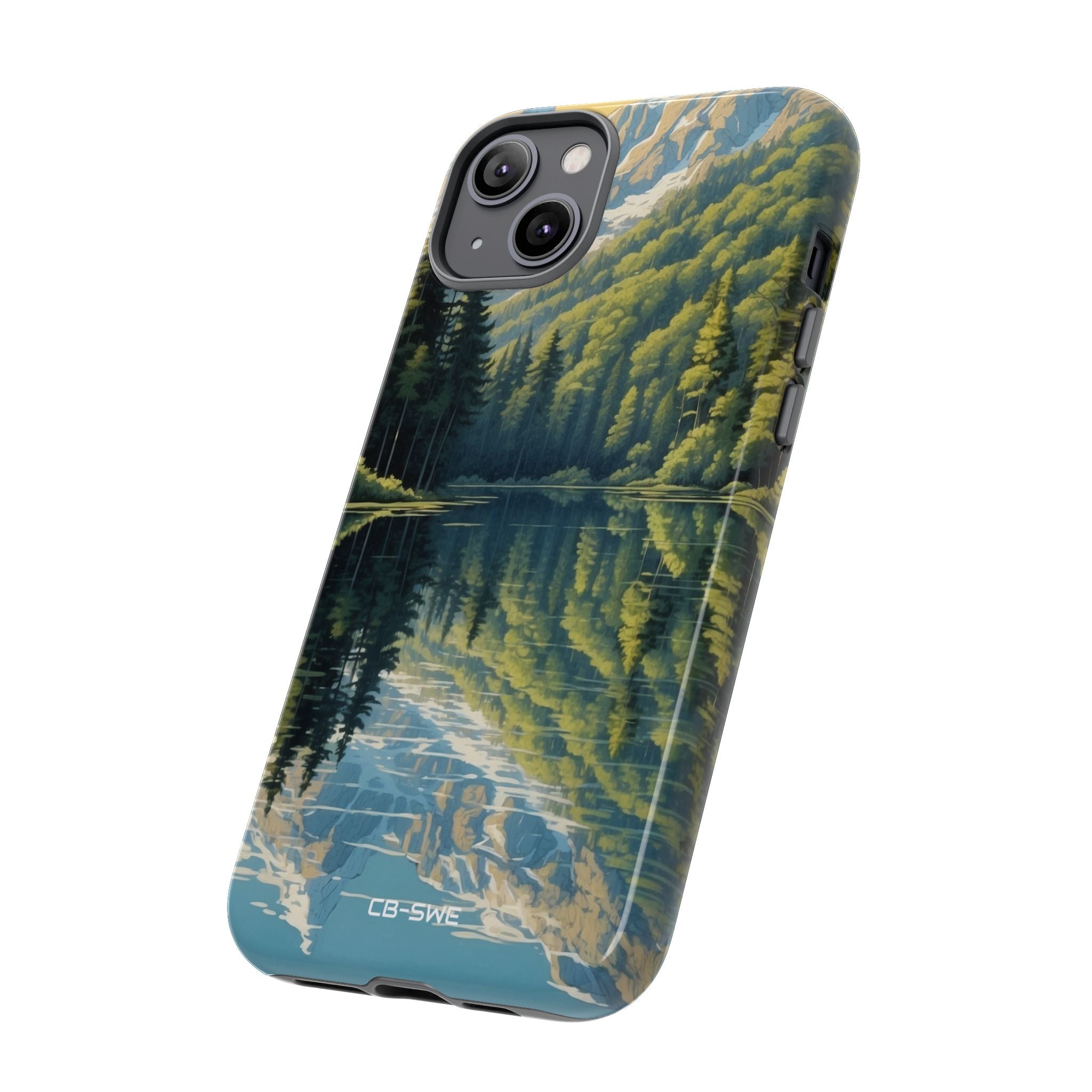 Mountain Peaks Reflect - iPhone Case