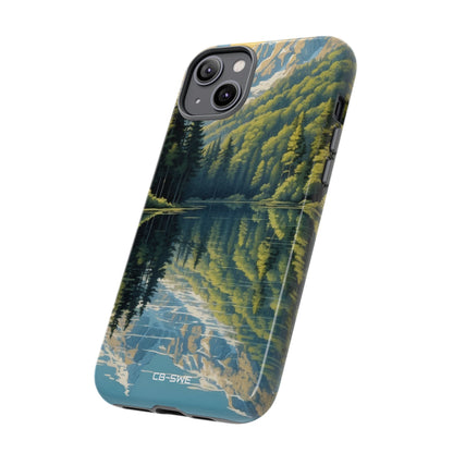 Mountain Peaks Reflect - iPhone Case