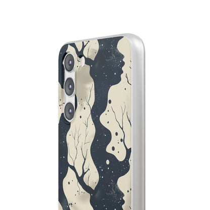 Organic Fluid Silhouettes with Cosmic Depth Samsung S23 - Flexi Phone Case