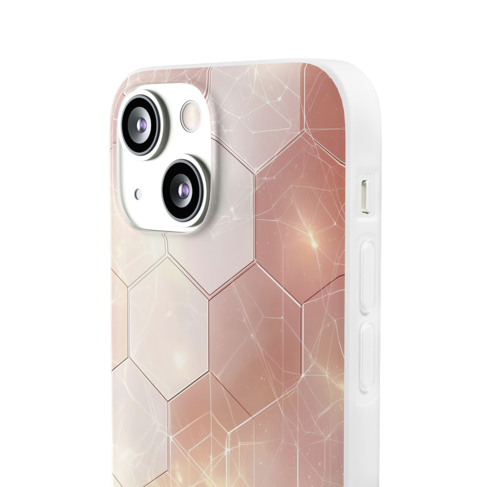 Honeycomb Glow iPhone 13 mini Case - Soft
