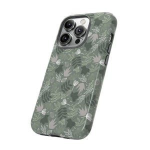 Jungle Green Leaf - Protective Phone Case