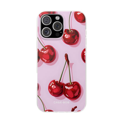 Glossy Cherry Burst iPhone 16 Pro Max Case - Soft