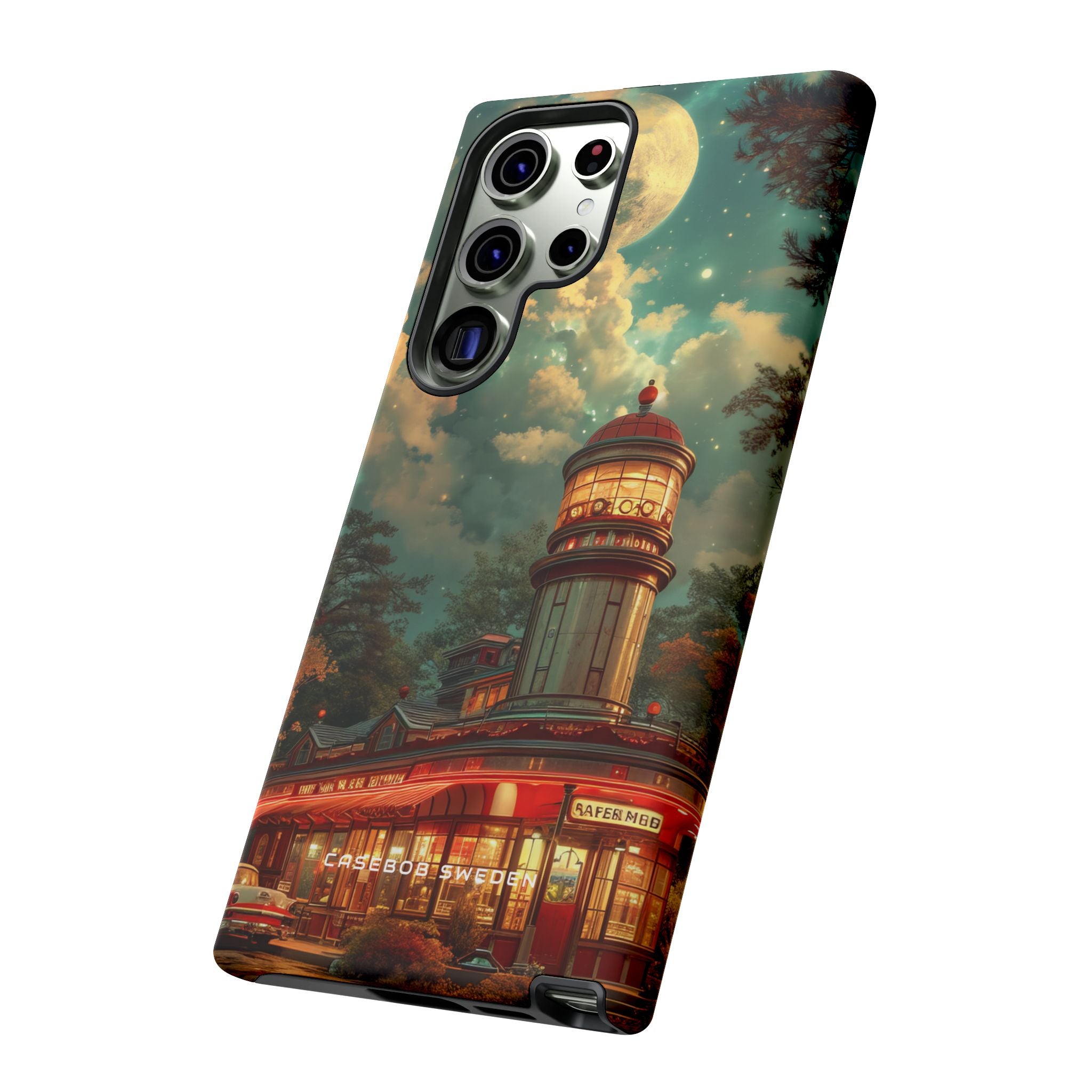 Vintage Moonlit Diner Fantasy Samsung S23 - Tough Phone Case