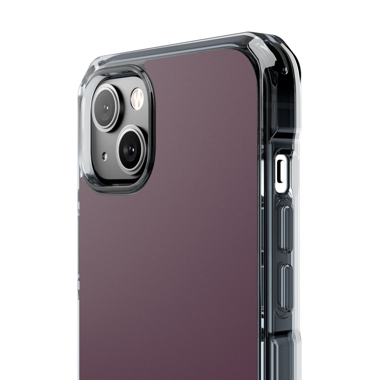 Aubergine | Handyhülle für iPhone (Clear Impact Case - Magnetisch) 