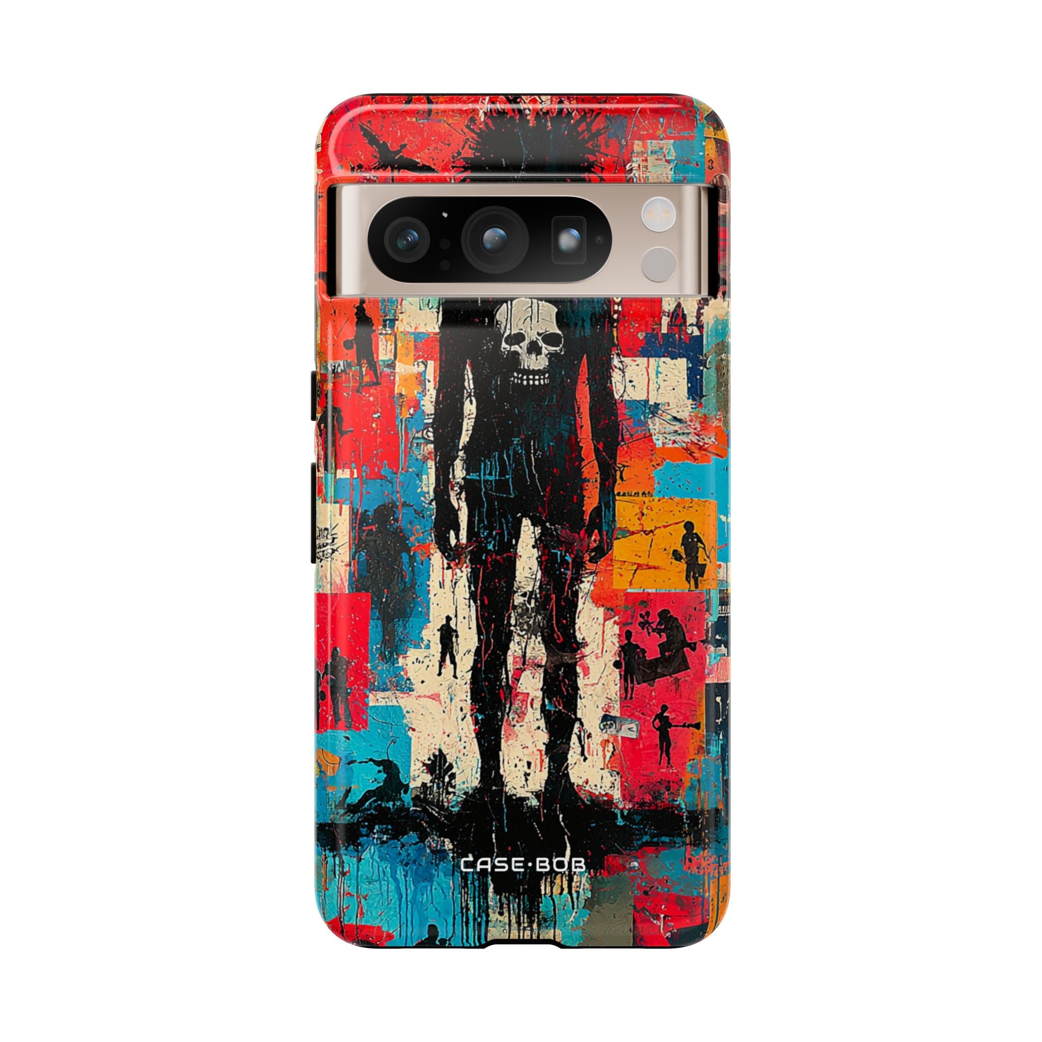 Spiky Skull Silhouette Google Pixel 8 Pro Case - Tough