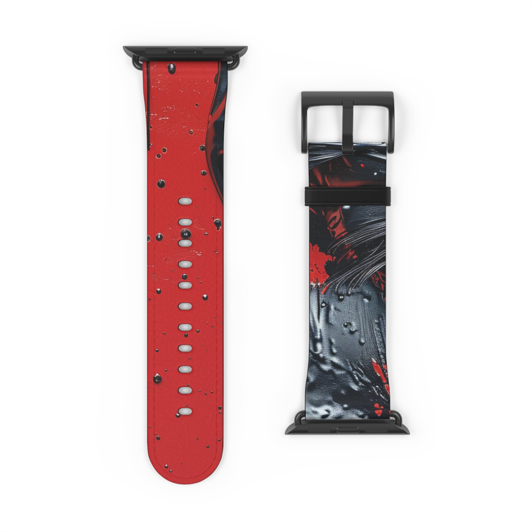 Glossy Black Face - Watch Band