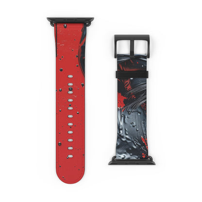 Glossy Black Face - Watch Band