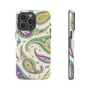 Paisley Pastell Eleganz - Schutzhülle fürs Handy