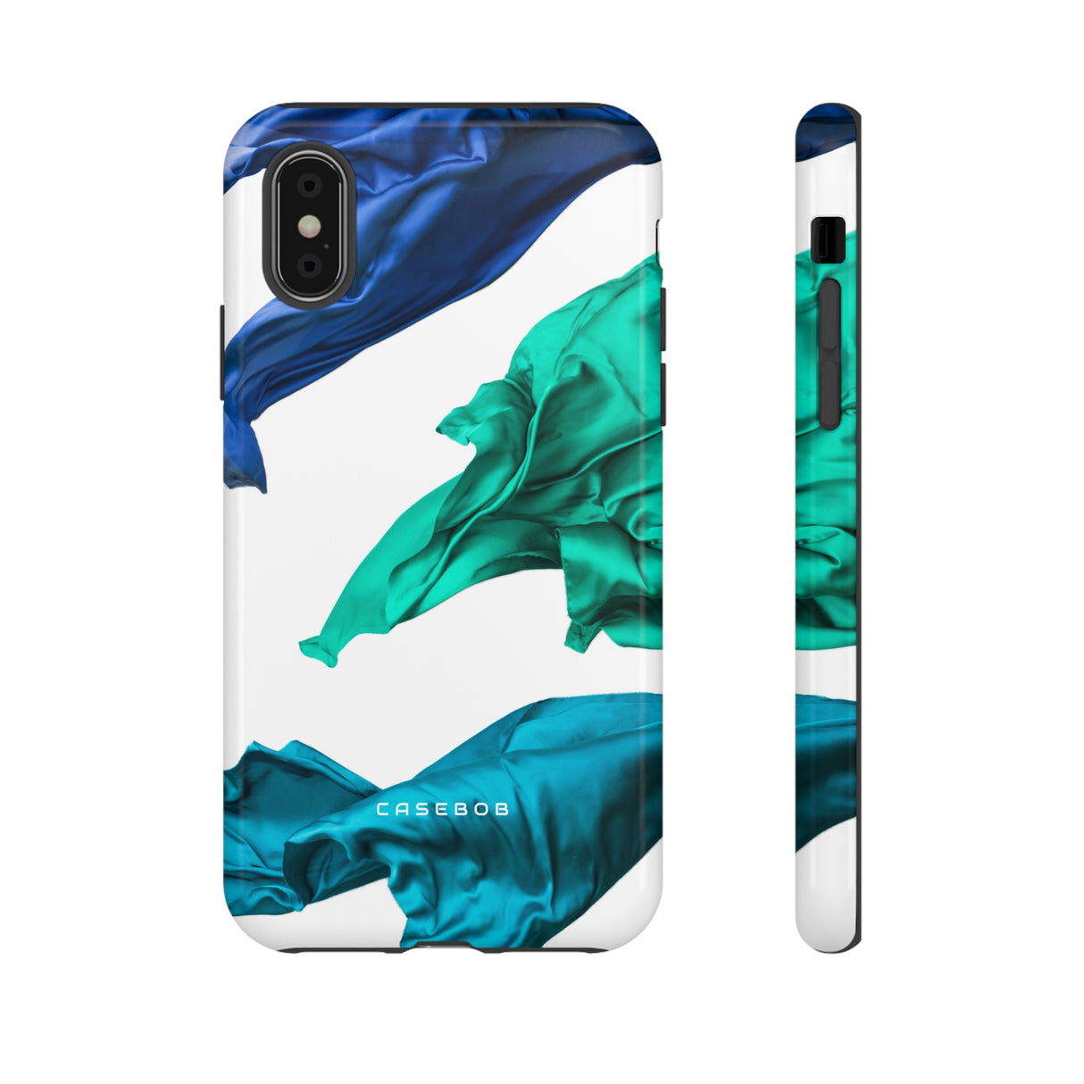 Blue Velvet Fabric - Protective Phone Case