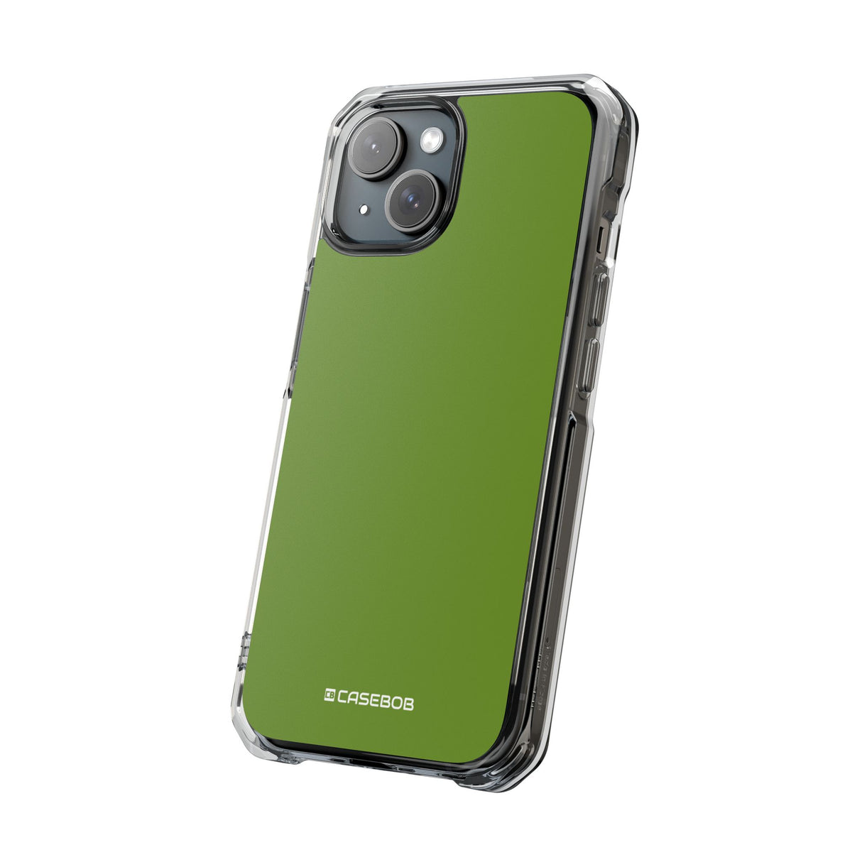 Olive Drab | Phone Case for iPhone (Clear Impact Case - Magnetic)