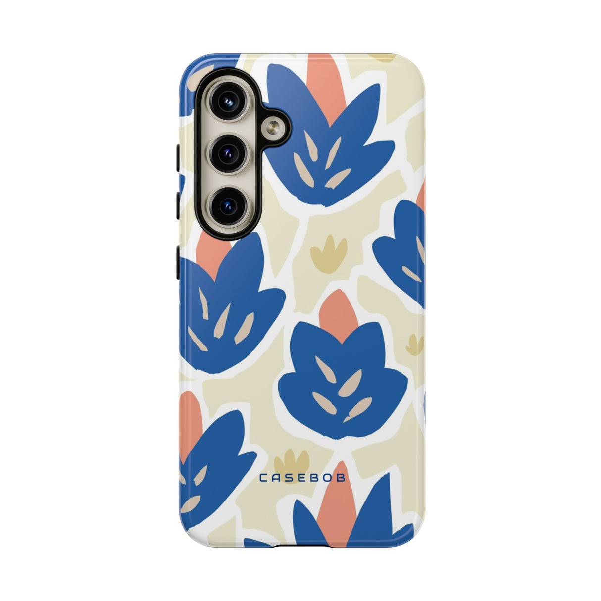 Blue Happy Flower - Protective Phone Case