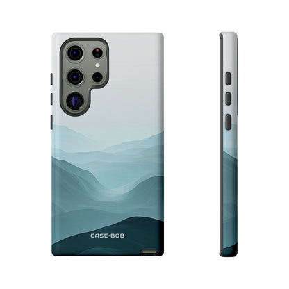 Teal Mist Mountains Samsung S23 Ultra Case - Tough