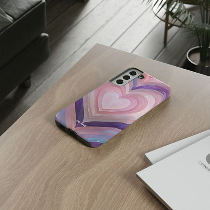 Impressionistic Heart Layers - Samsung Case