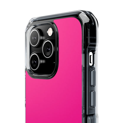 Deep Pink - Clear Impact Case for iPhone