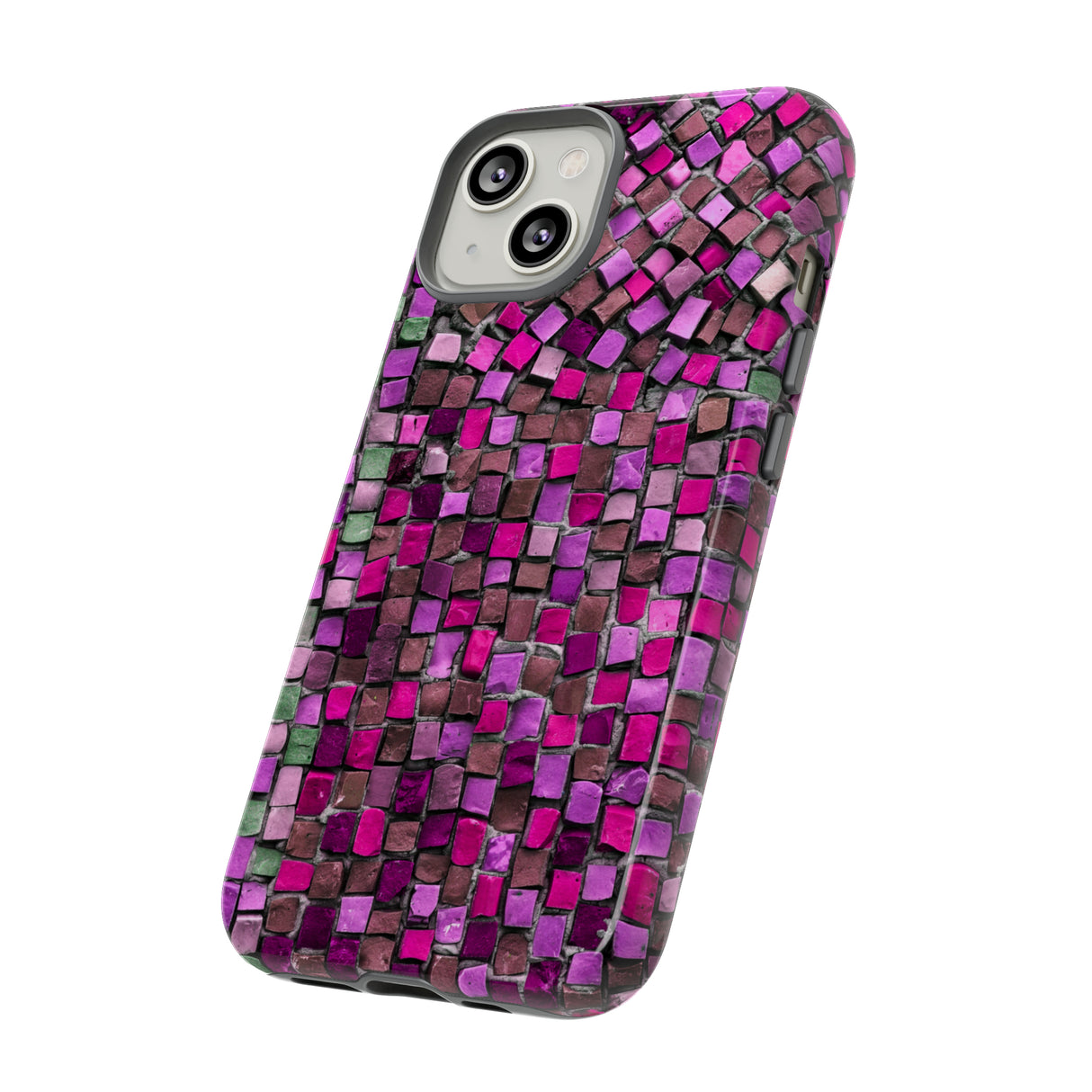 Purple Mosaic - Protective Phone Case